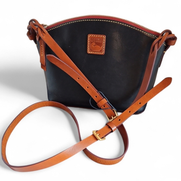 Dooney & Bourke Penny Crossbody Black Florentine Leather - Picture 5 of 10